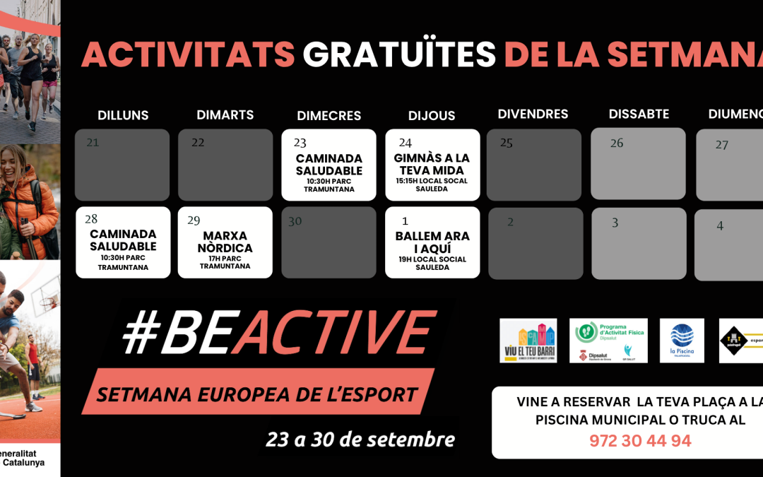 Setmana Europea de l’ Esport a Palafrugell